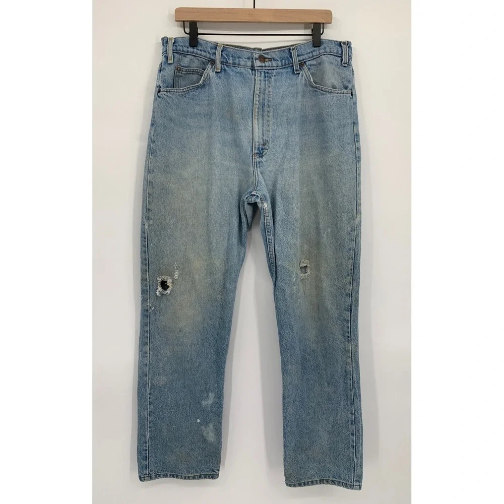 Vintage Levis 540 Jeans Mens 36x31 Distressed Relaxed 90s Made USA (Tag 38x32)